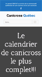 Mobile Screenshot of canicrossquebec.org